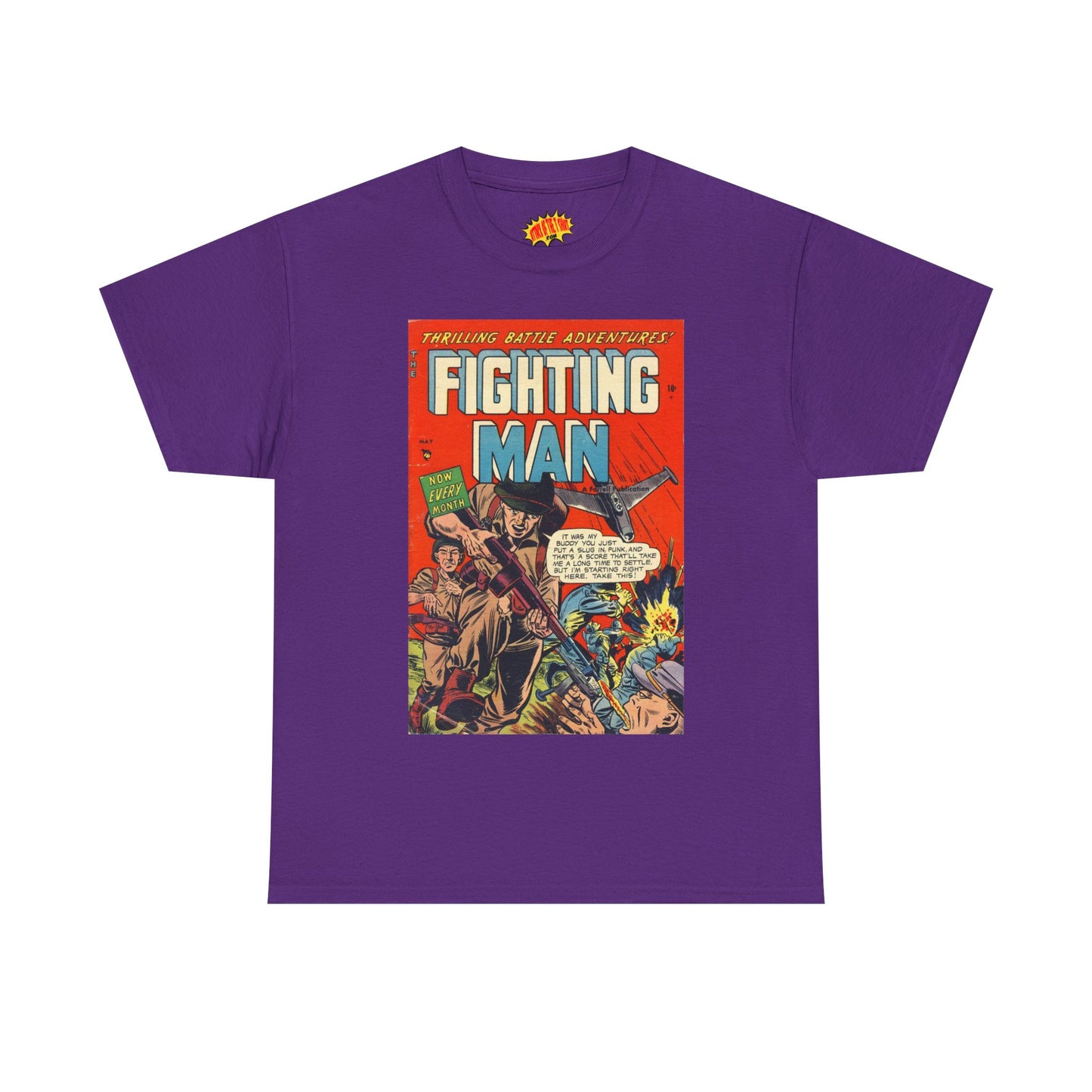 The Fighting Man May Comic Tee Shirt *Multiple Colors*