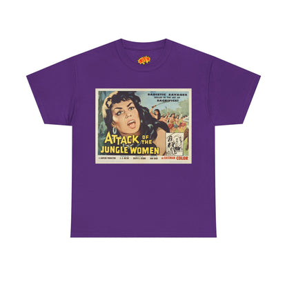 Attack of the Jungle Women Movie Poster T-Shirt