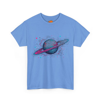 Ringed Planet Space Art Graphic Tee Shirt