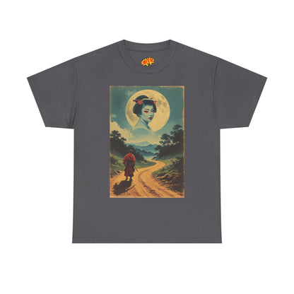 Walking Samurai w/Cloud Moon Woman T-Shirt