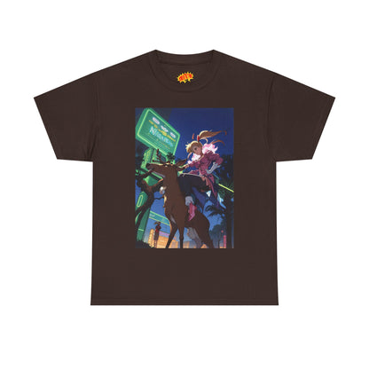 Anime Girl Deer Rider T-Shirt