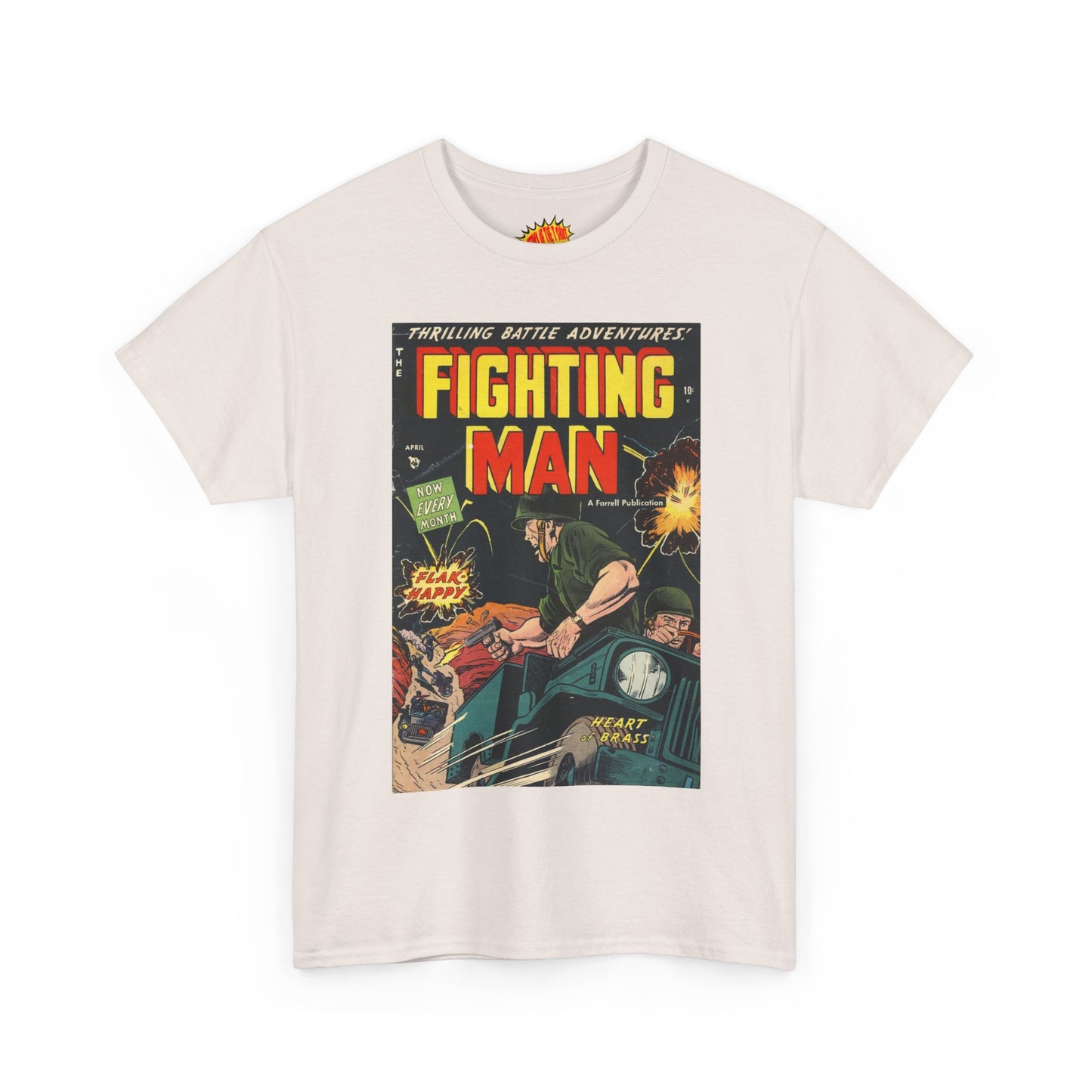 The Fighting Man April Comic Tee Shirt *Multiple Colors*
