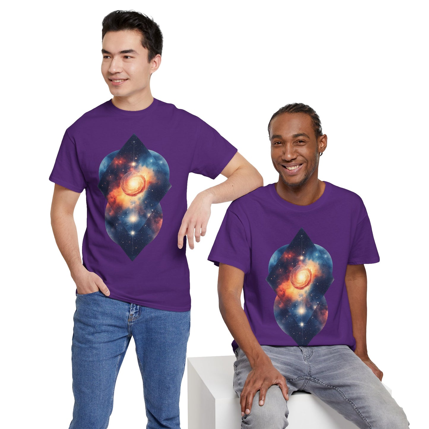 Double Diamond Nebula Graphic Space Art Tee Shirt *Multiple Colors*