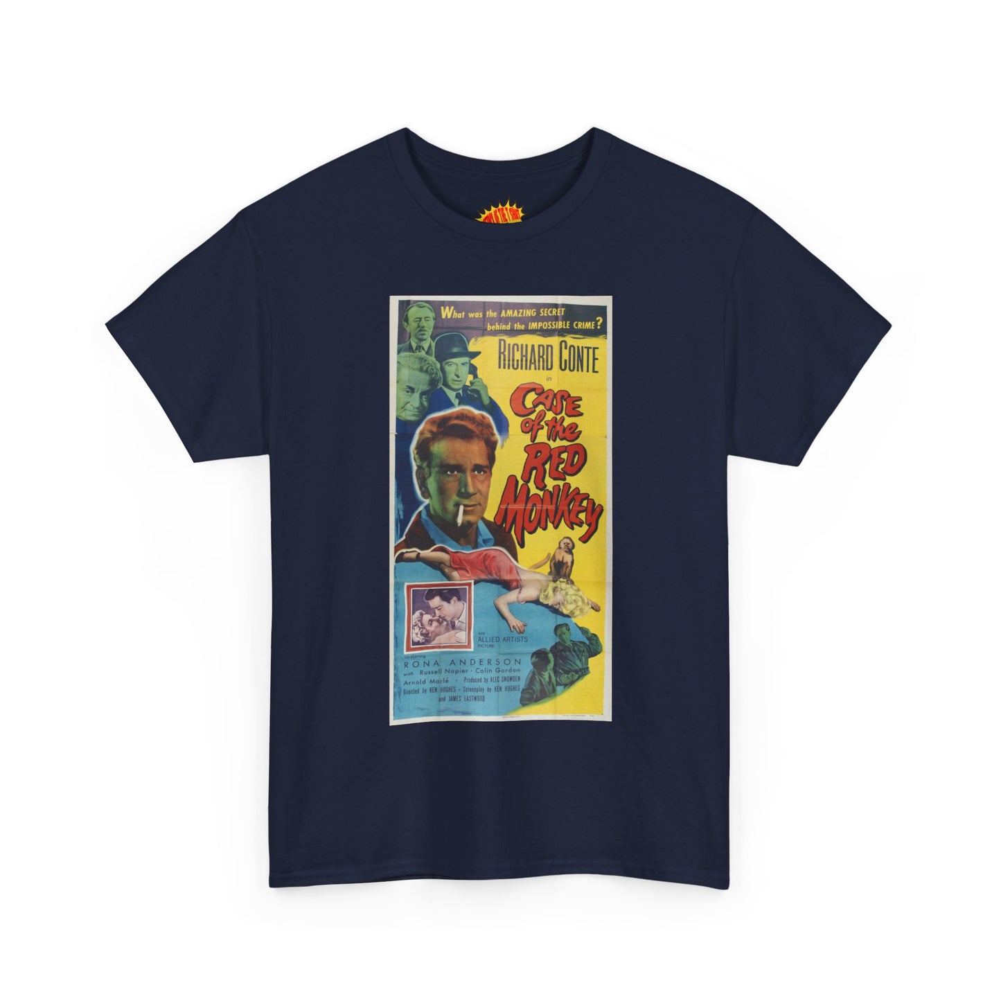 Case of the Red Monkey Movie Poster T-Shirt *Multiple Colors*