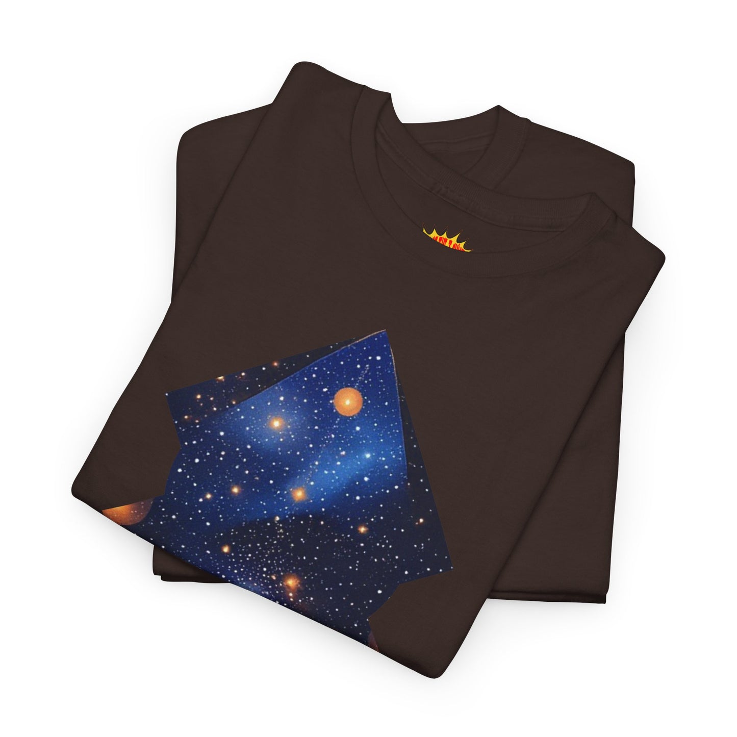 Geometric Shaped Galaxy Graphic Space Art Tee Shirt *Multiple Colors*