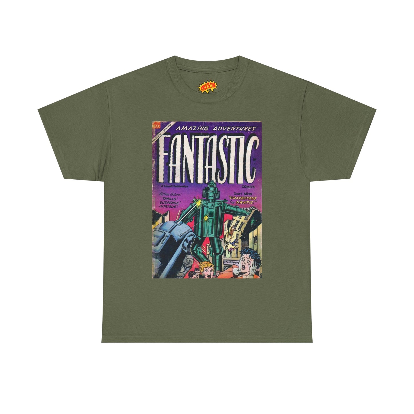 Fantastic January - February Comic Tee Shirt *Multiple Colors*