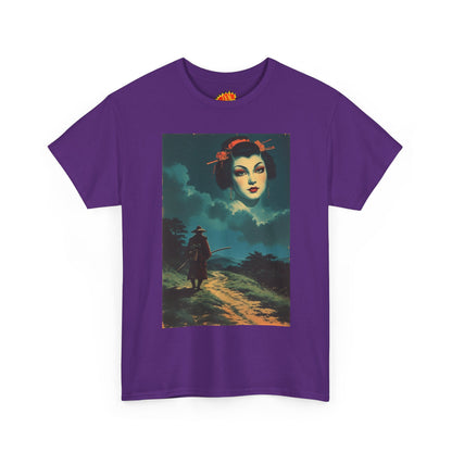 Walking Samurai w/Cloud Woman T-Shirt