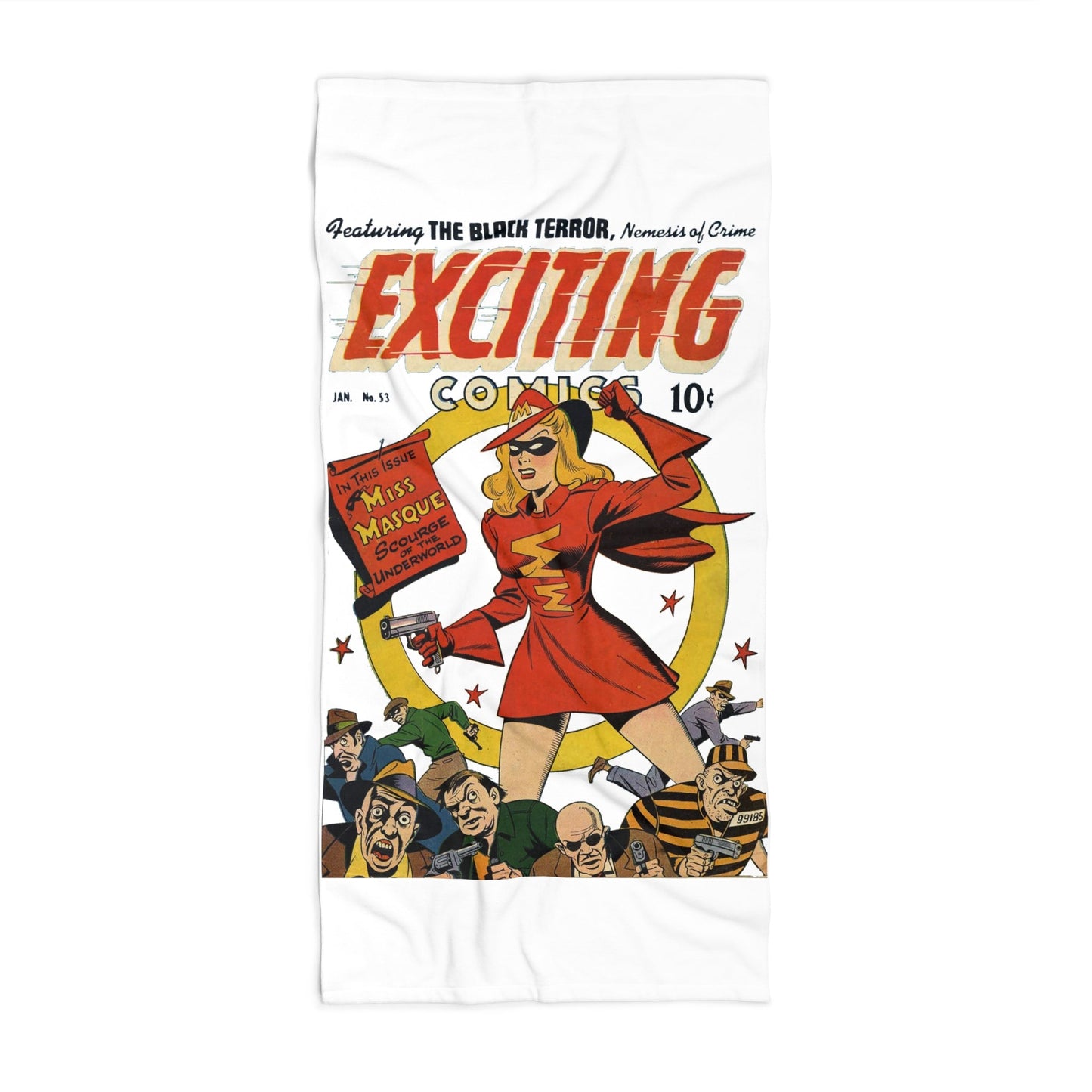 Miss Masque Beach Towel