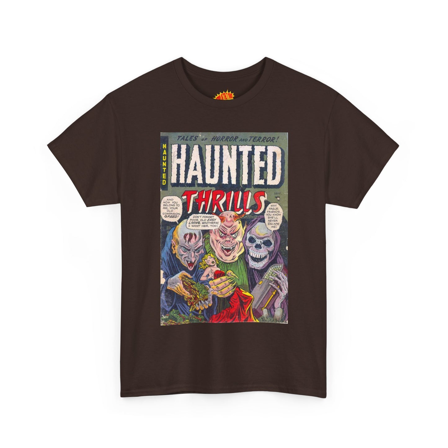Haunted Thrills September Comic Tee Shirt *Multiple Colors*