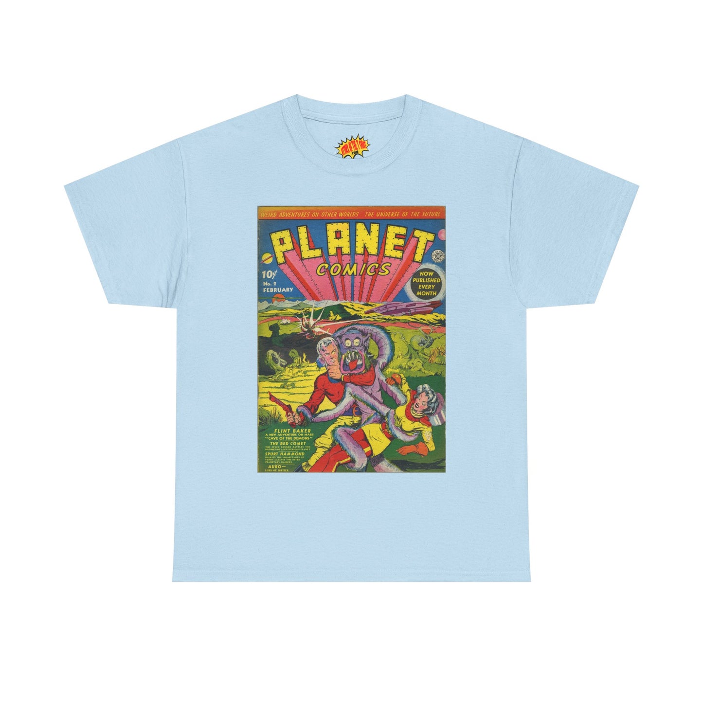 Planet Comics #2 - Heavy Cotton Tee *Light Colors*
