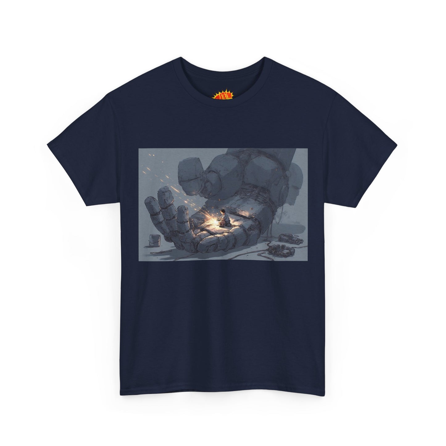 Anime Robot Mech Hand Welder Scene T-Shirt *Multiple Colors*