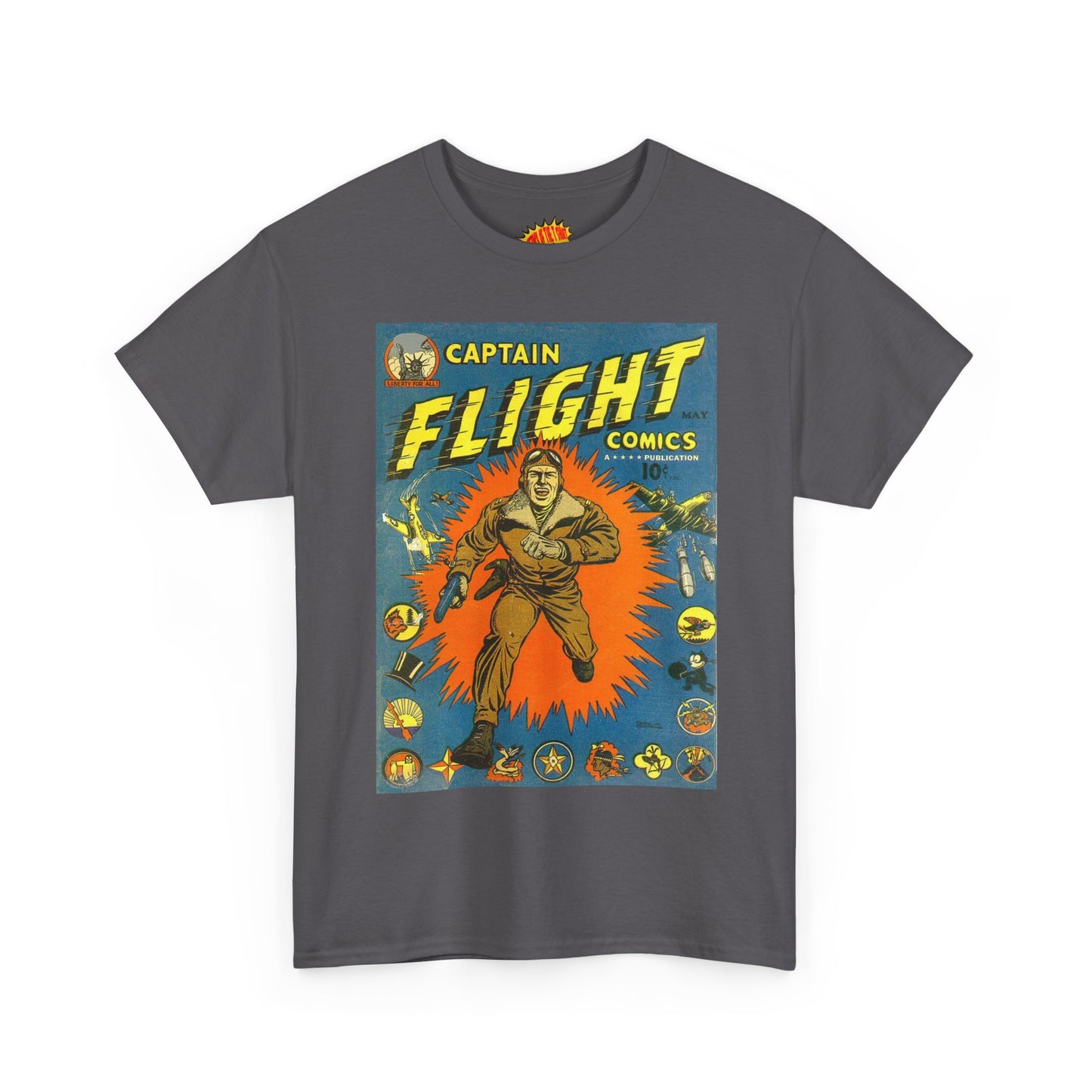 Captain Flight May Comic Tee Shirt *Multiple Colors*