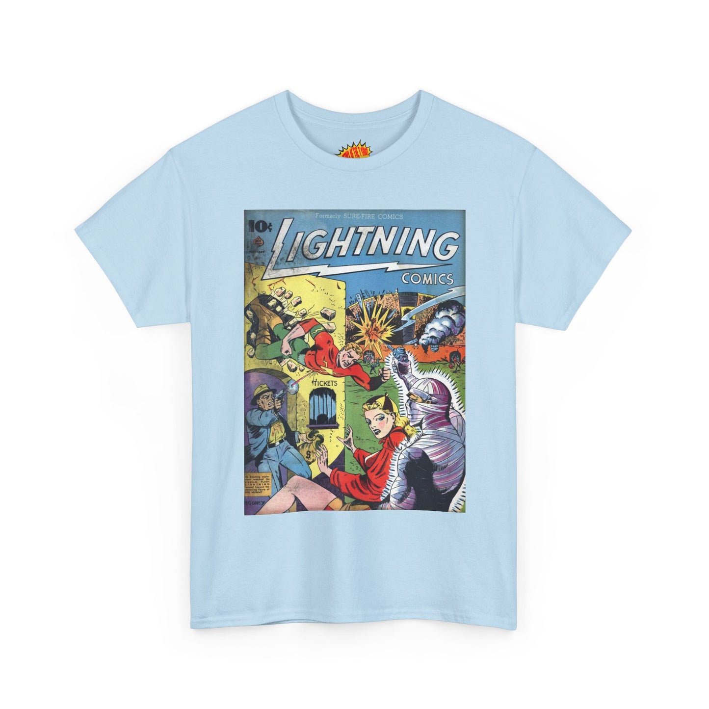Lightning Comics February Comic Tee Shirt *Multiple Colors*