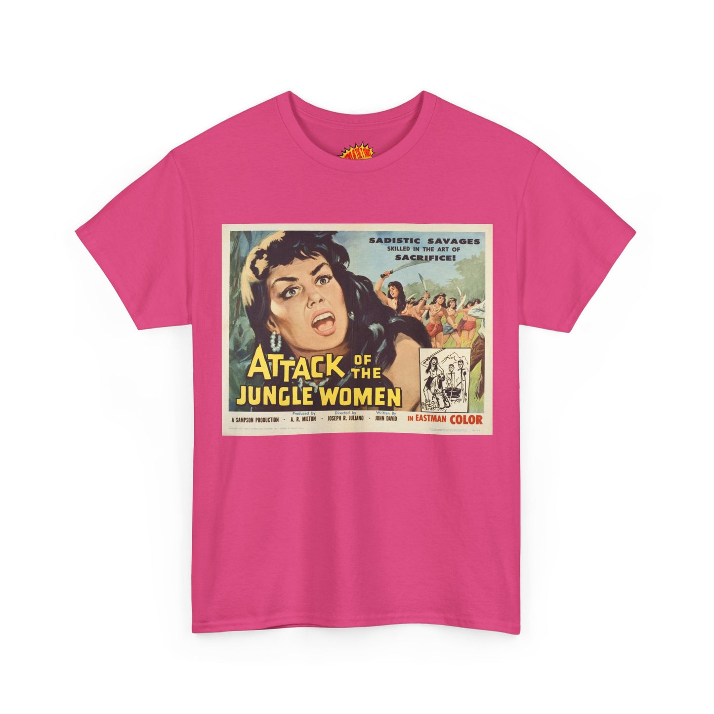 Attack of the Jungle Women Movie Poster T-Shirt *Multiple Colors*