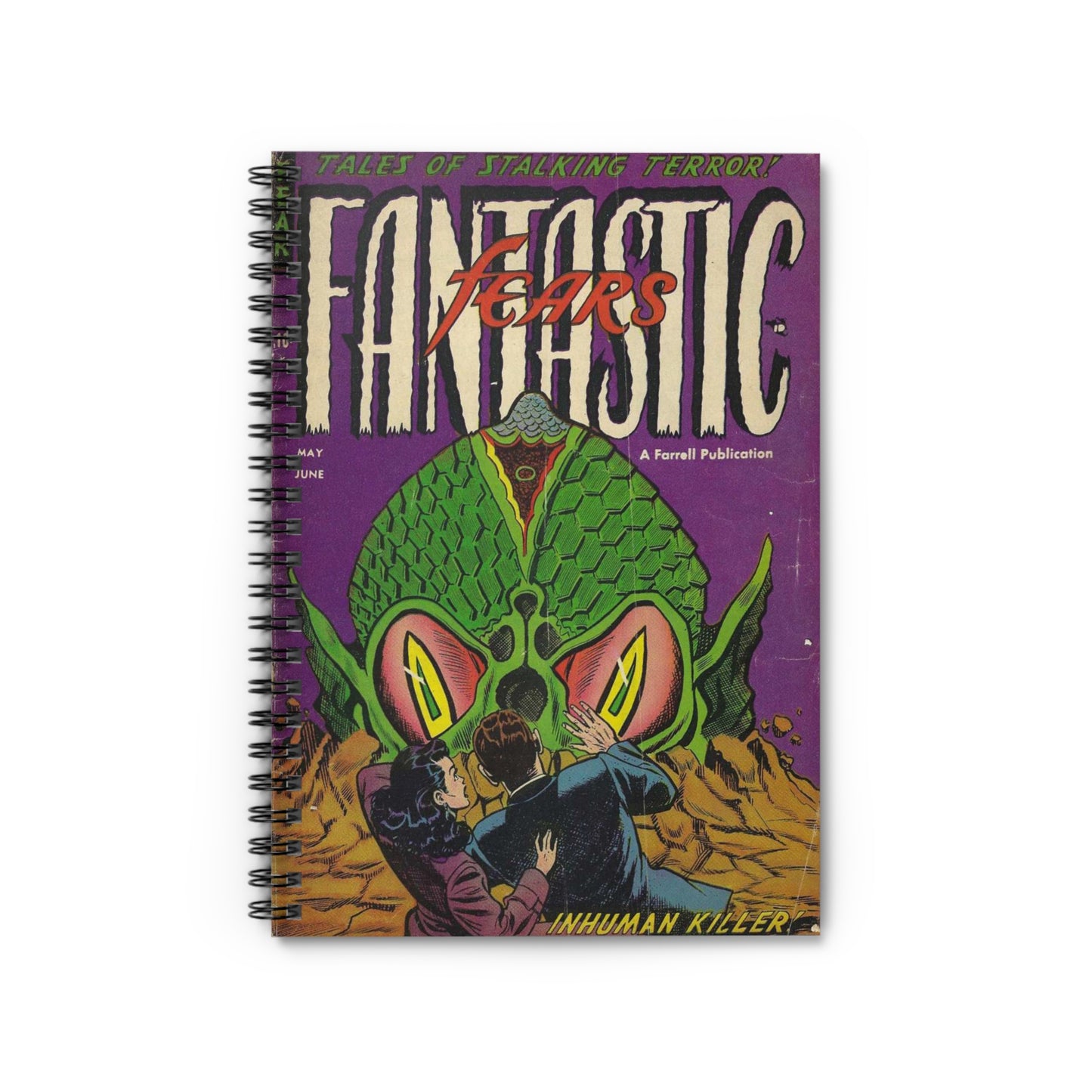 Fantastic Fears May-June Comic Cover Notebook