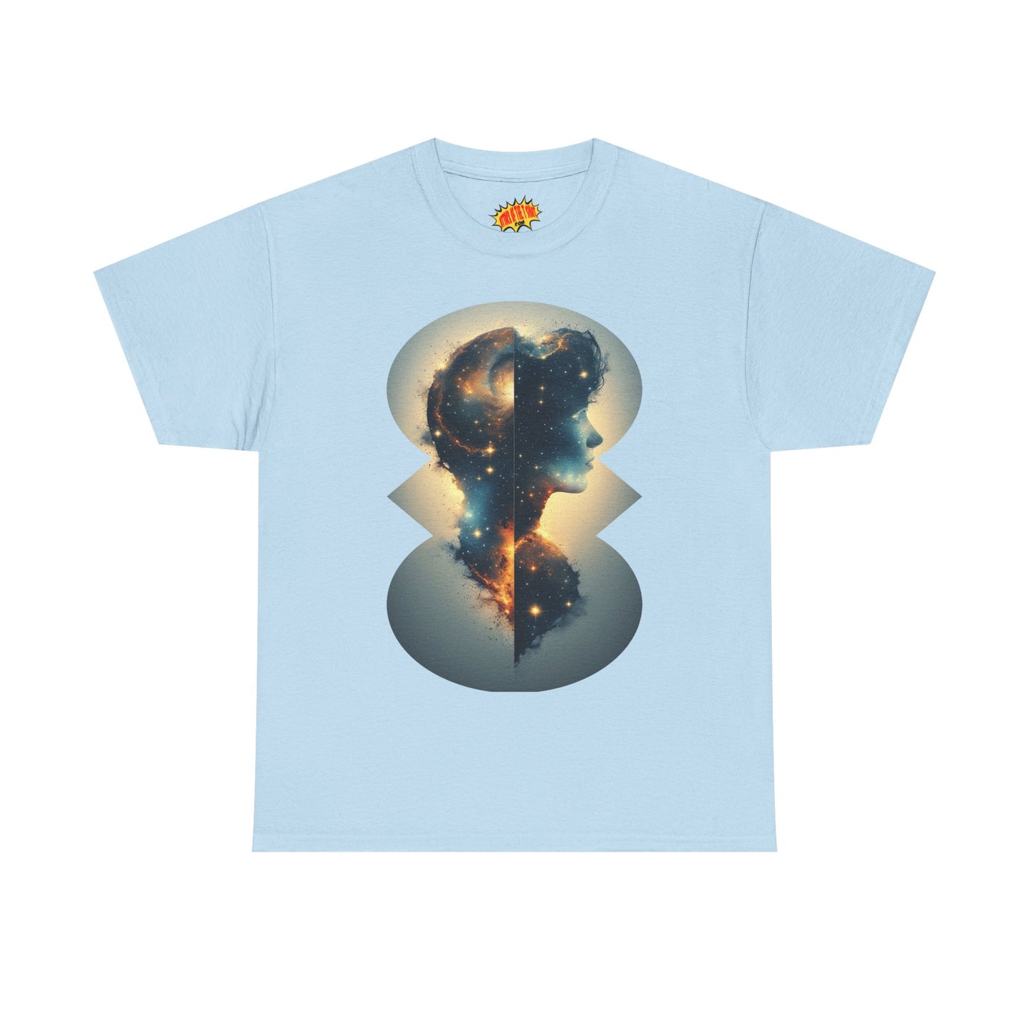 Cosmic Silhouette Galaxy Graphic Art Tee Shirt *Multiple Colors*
