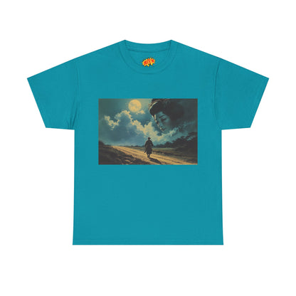 Samurai w/Night Sky Geisha Woman T-Shirt