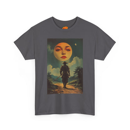 Walking Samurai w/Blood Moon Face T-Shirt