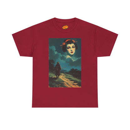Walking Samurai w/Cloud Woman T-Shirt