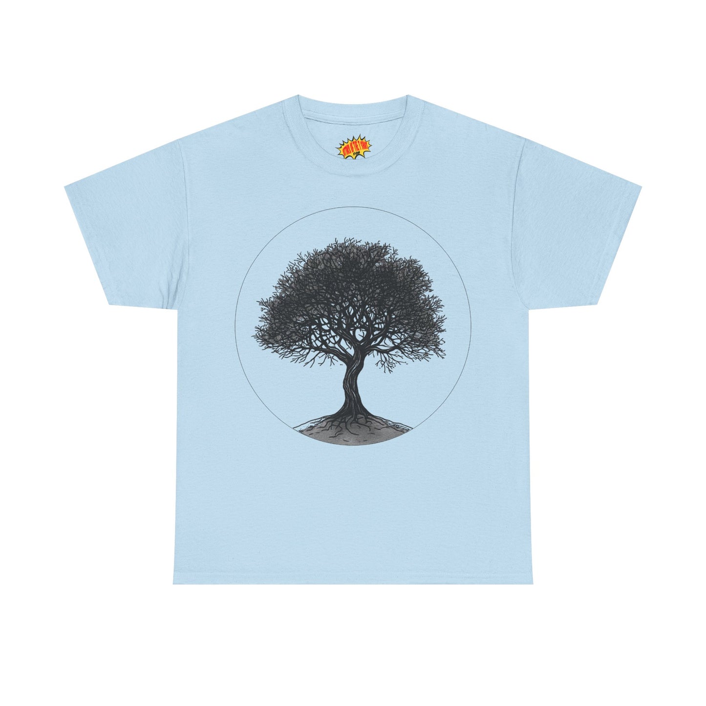 Circle Tree Sketch Drawing Graphic Art Tee Shirt *Multiple Colors*