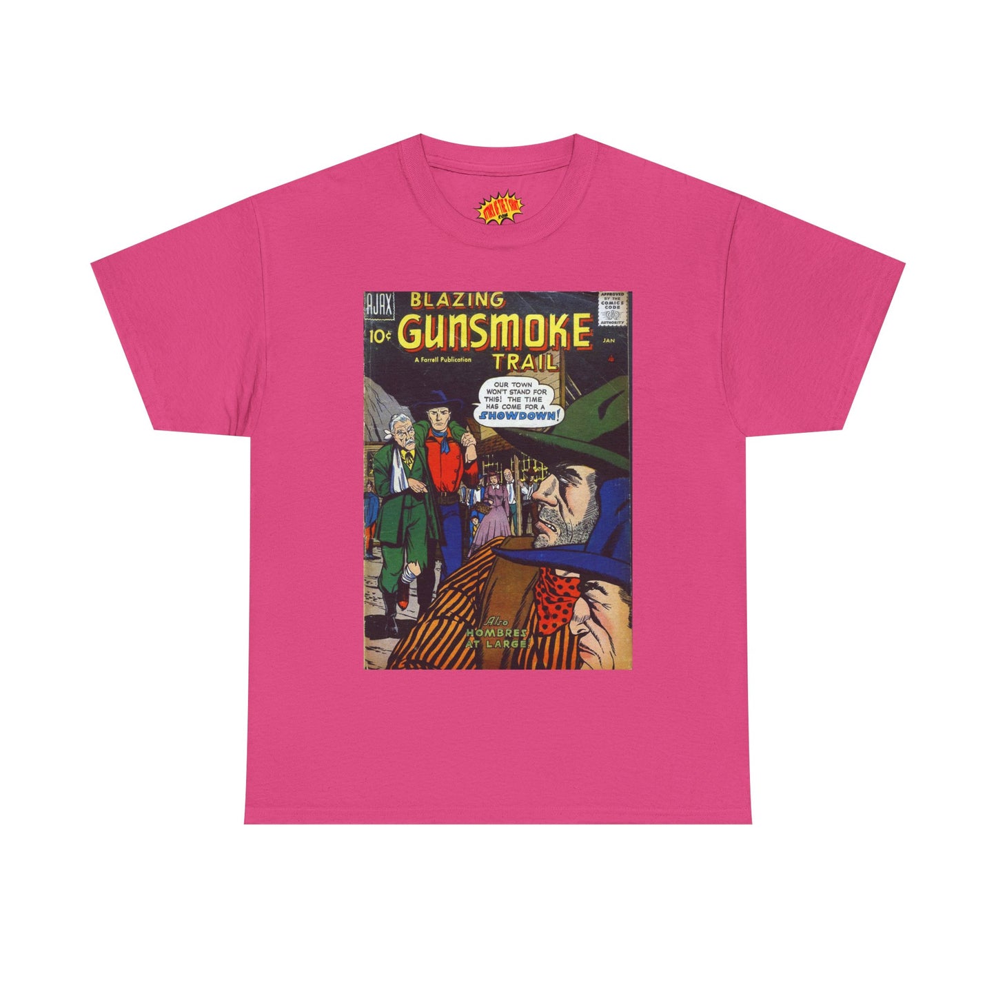 Gunsmoke Trail January Comic Tee Shirt *Multiple Colors*