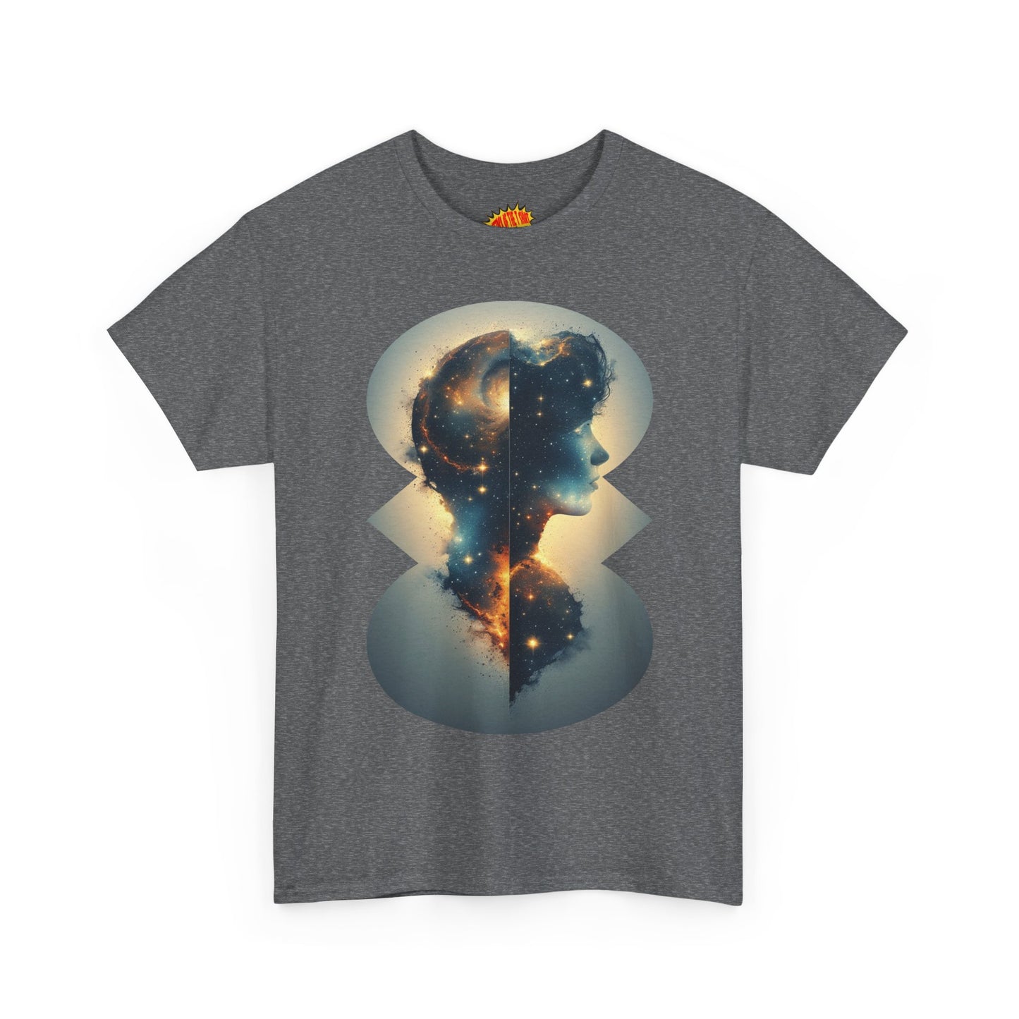 Cosmic Silhouette Galaxy Graphic Art Tee Shirt *Multiple Colors*