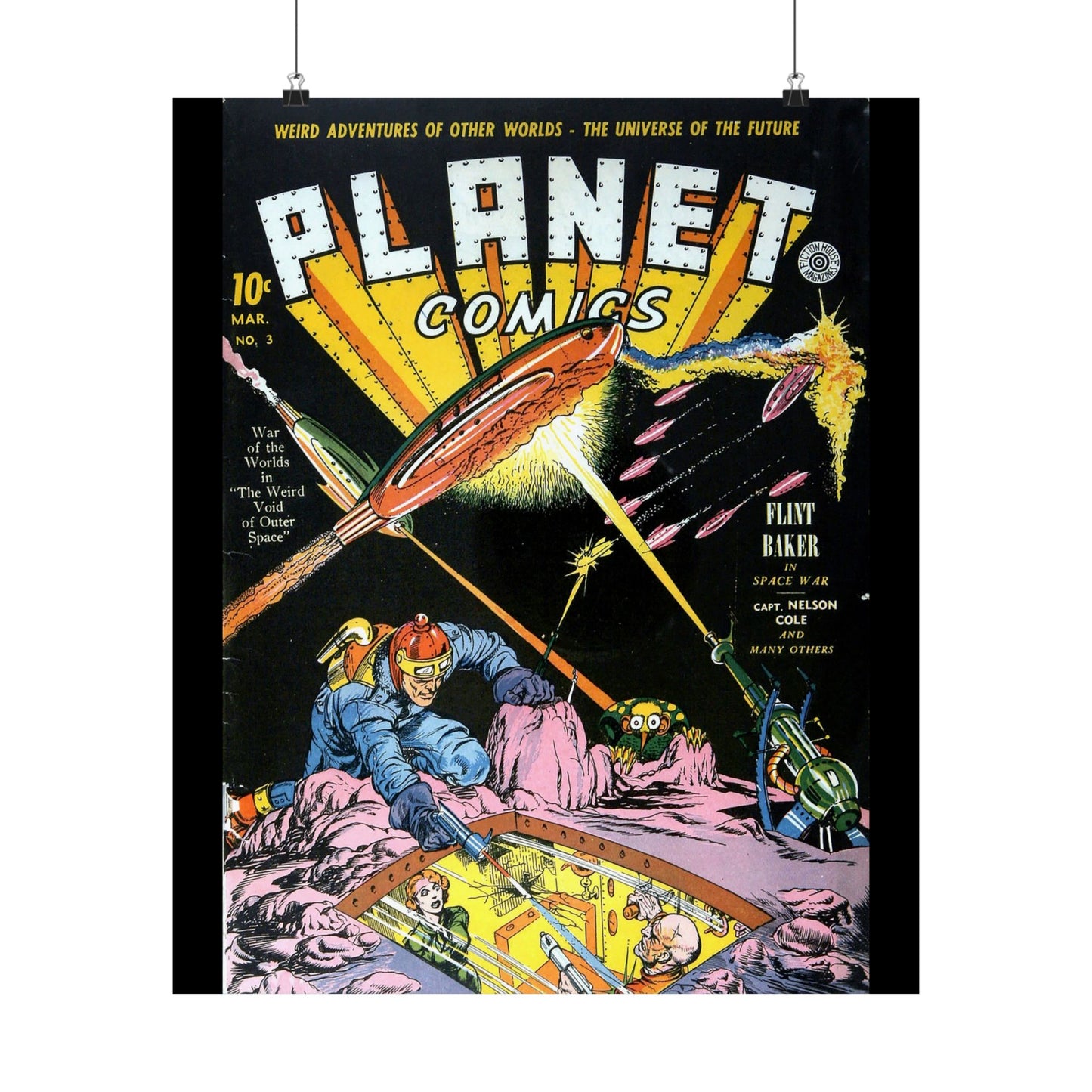 Planet Comics #3 Matte Vertical Posters