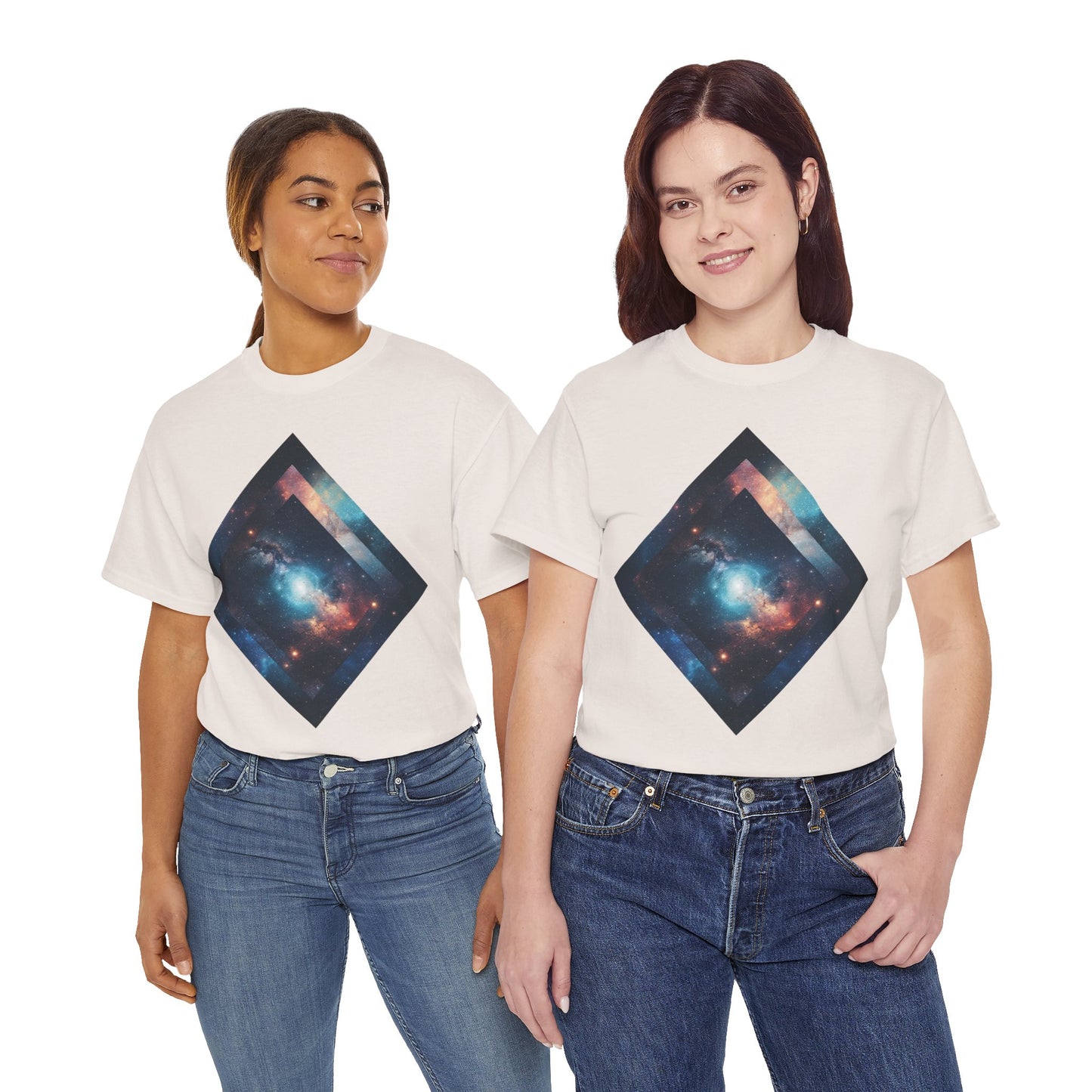 Diamond Galaxy Art Graphic Tee Shirt *Multiple Colors*