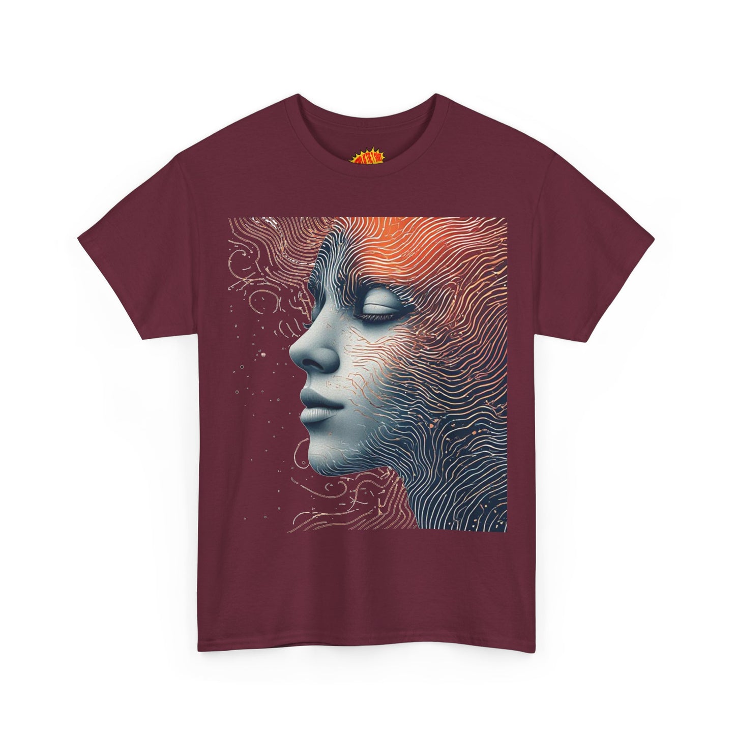 Graphic Art Face Tee Shirt *Multiple Colors*
