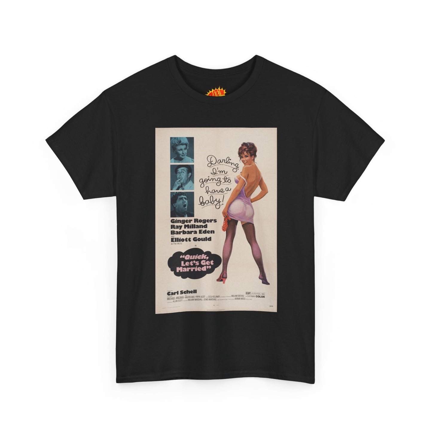 Quick, Let's Get Married Movie Poster T-Shirt *Multiple Colors*