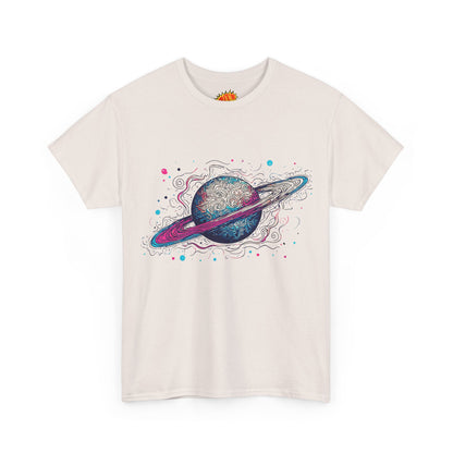 Ringed Planet Space Art Graphic Tee Shirt