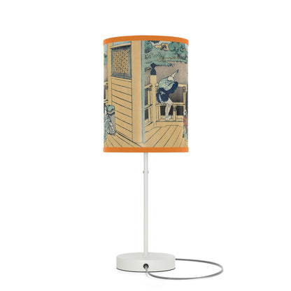 The Sazai Hall by Hokusai Japanese Lamp