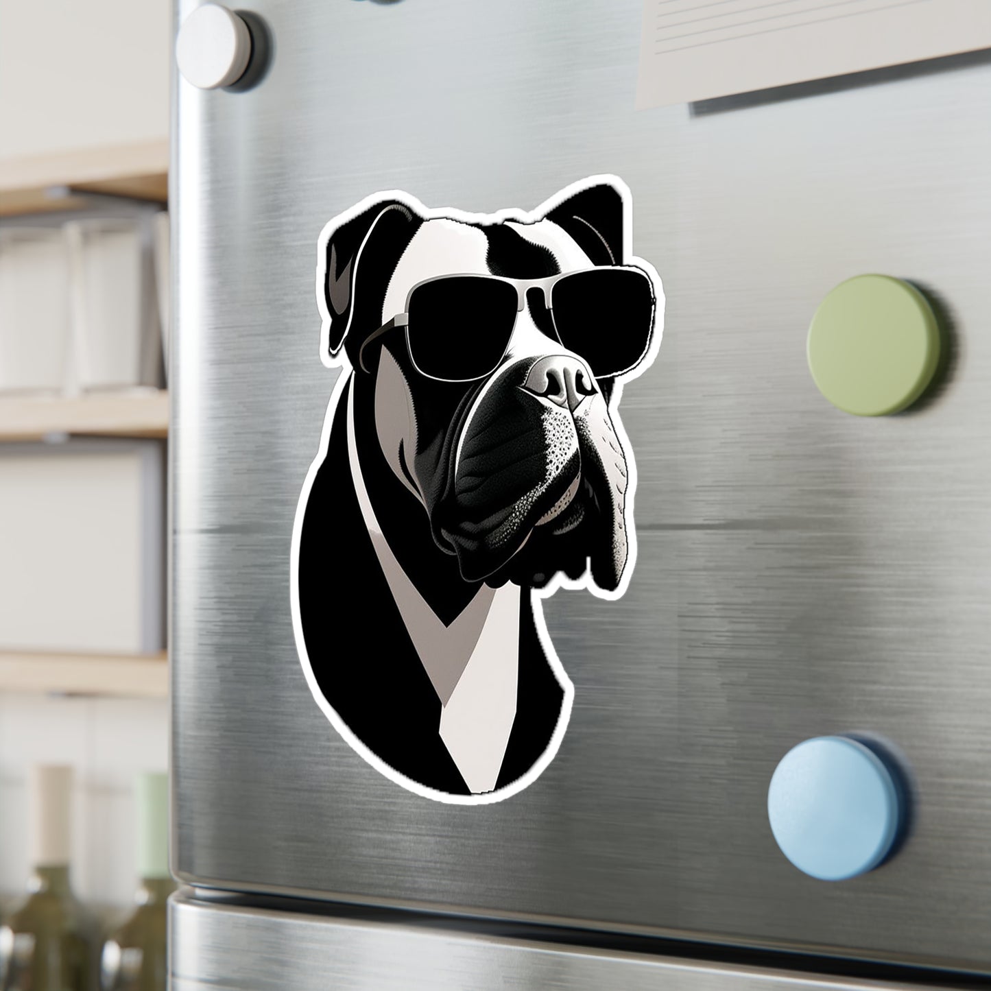 Dog with Sunglasses Durable Vinyl Decal Sticker