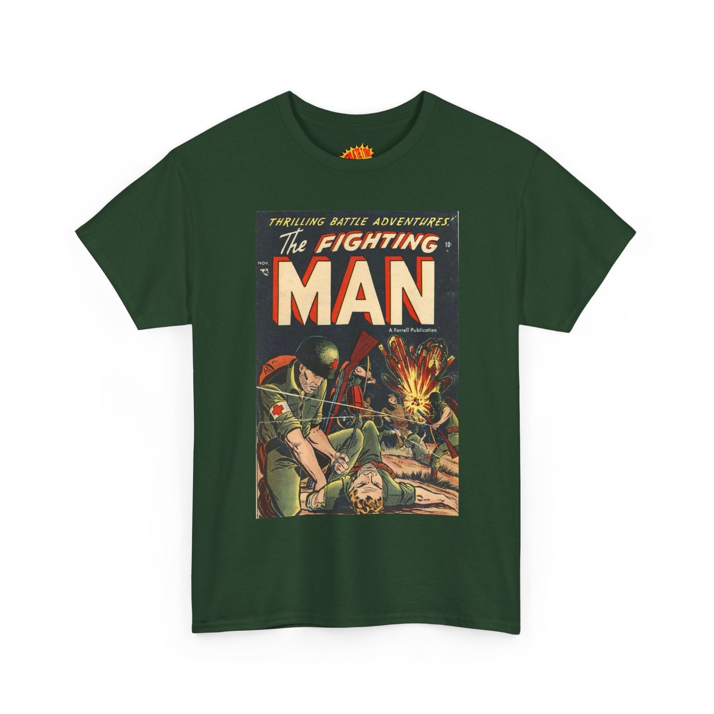 The Fighting Man November Comic Tee Shirt *Multiple Colors*