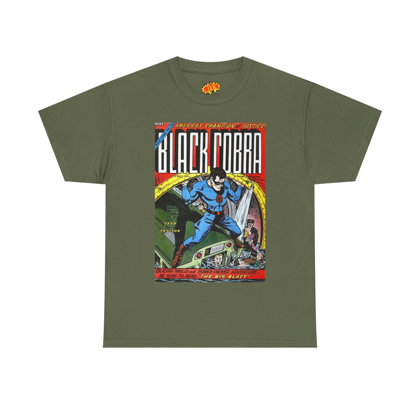 Black Cobra December - January Comic Tee Shirt *Multiple Colors*