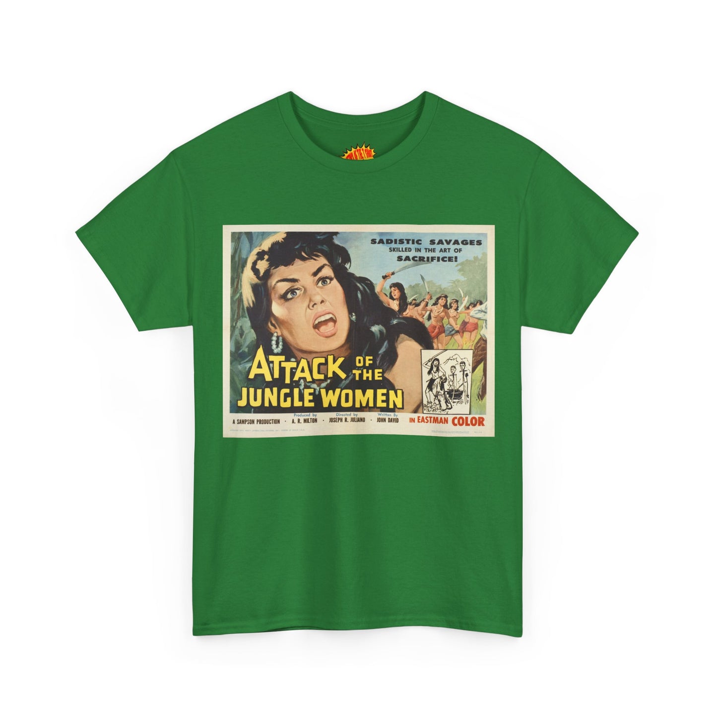 Attack of the Jungle Women Movie Poster T-Shirt *Multiple Colors*