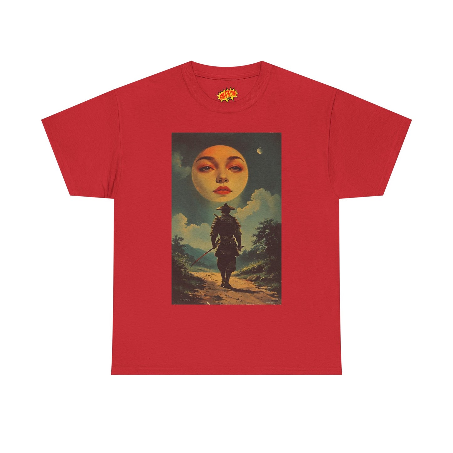Walking Samurai w/Blood Moon Face T-Shirt *Multiple Colors*
