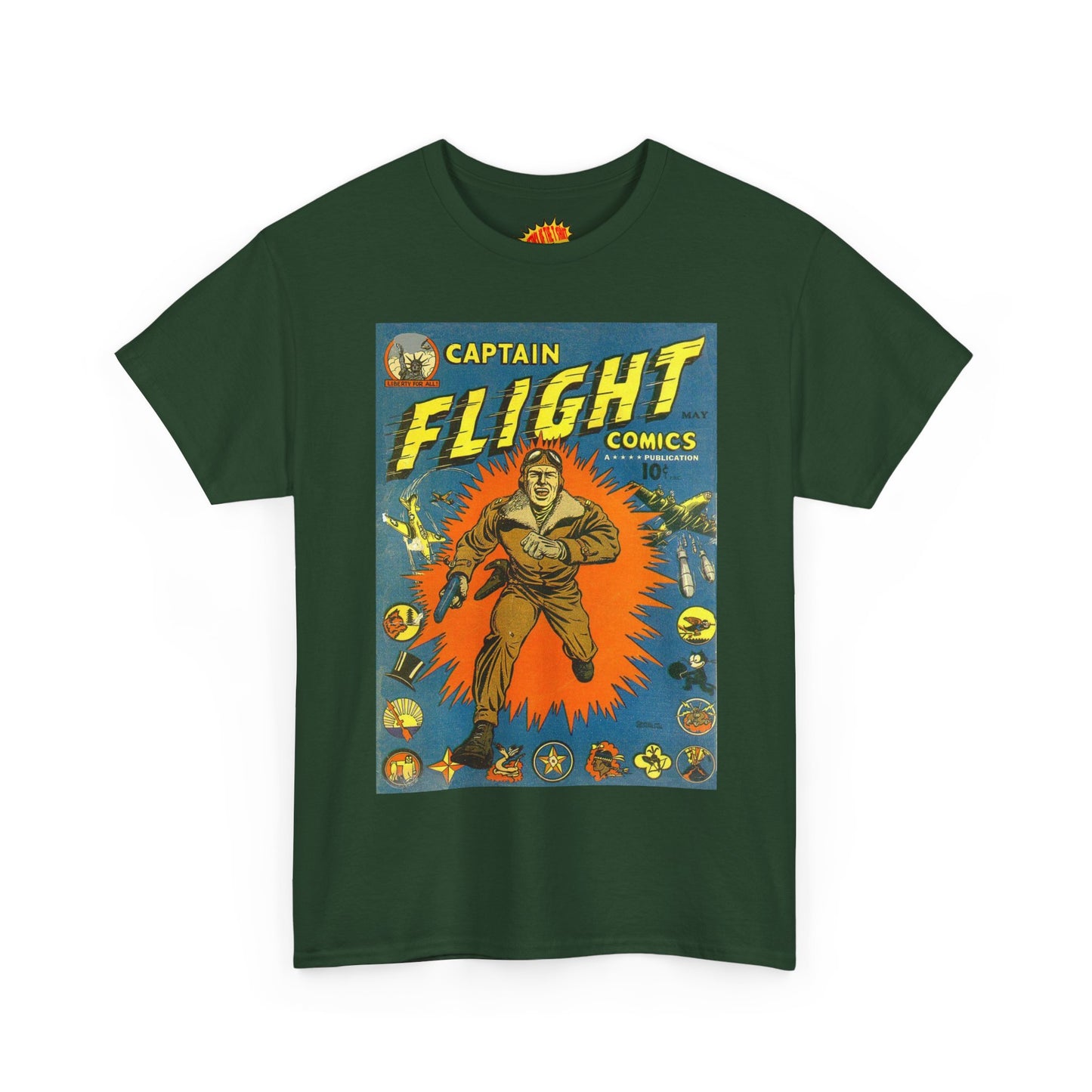Captain Flight May Comic Tee Shirt *Multiple Colors*