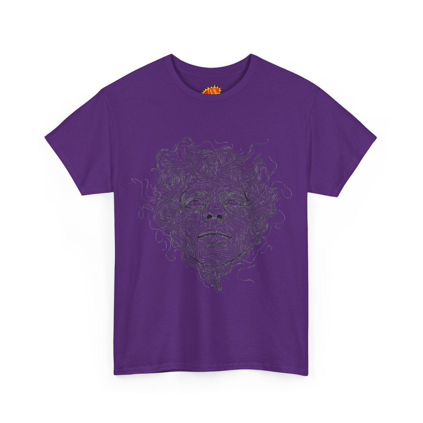 Human Face Line Drawing Graphic Art Tee Shirt *Multiple Colors*