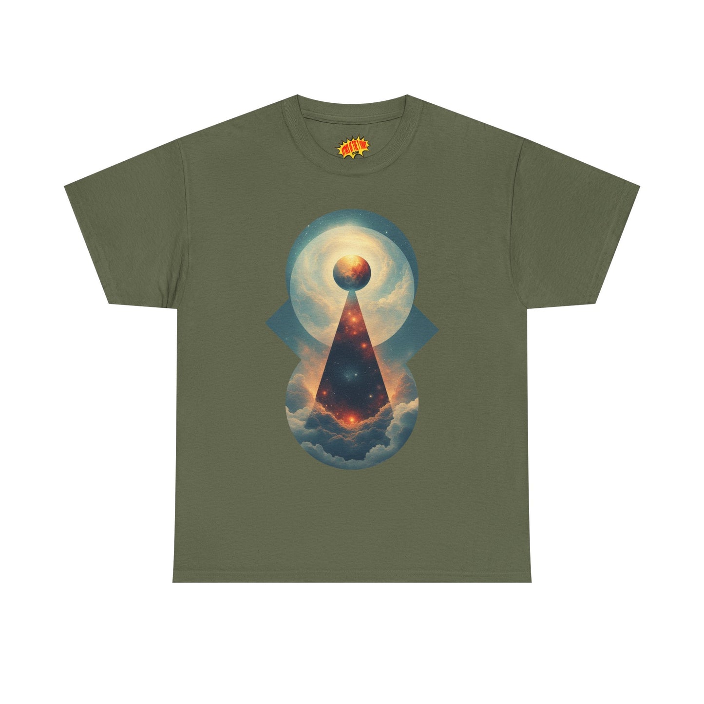 Geometric Galaxy Graphic Space Art Tee Shirt *Multiple Colors*