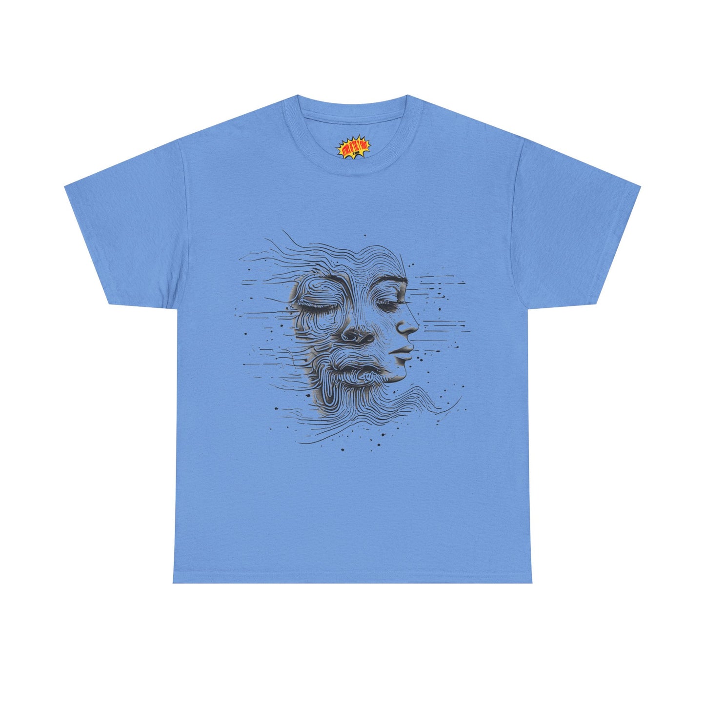 Line Drawing Graphic Art Faces Tee Shirt *Multiple Colors*