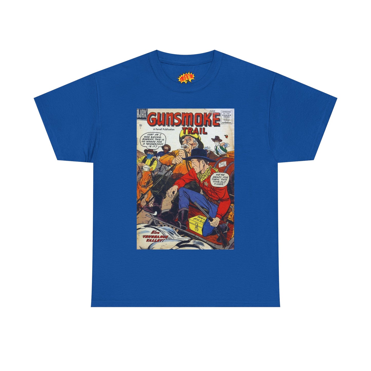 Gunsmoke Trail June Comic Tee Shirt *Multiple Colors*