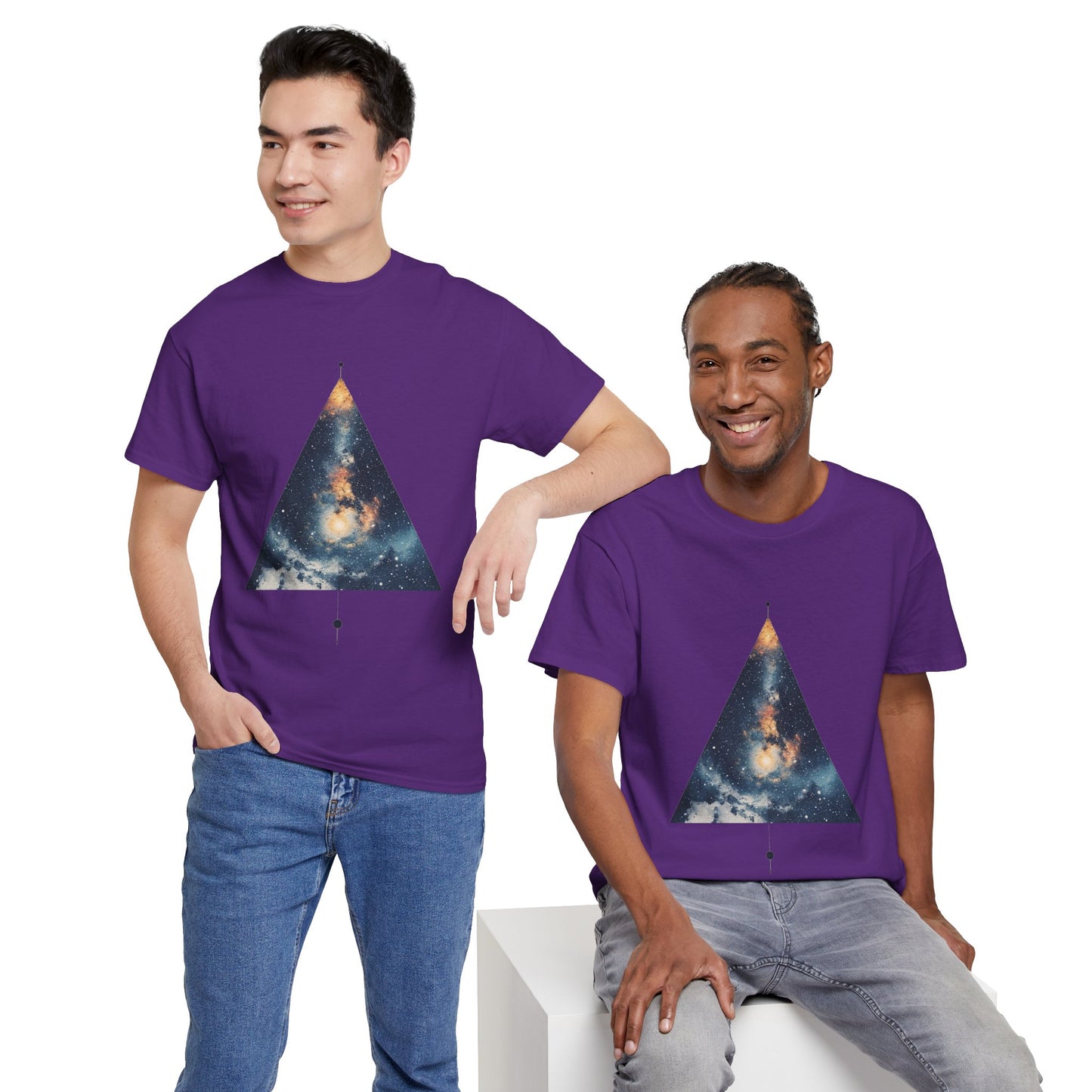Triangle Nebula Graphic Space Art Tee Shirt *Multiple Colors*