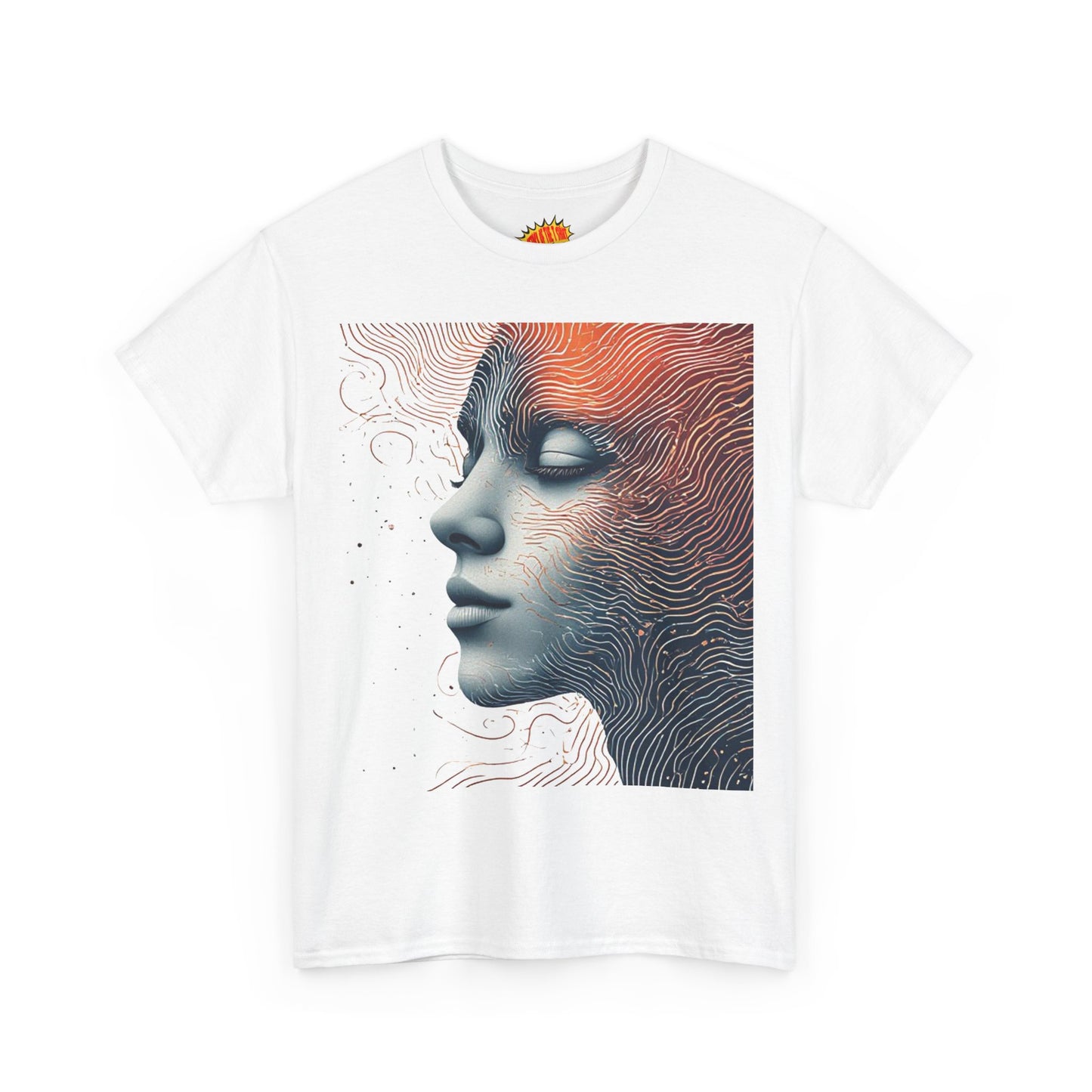 Graphic Art Face Tee Shirt *Multiple Colors*