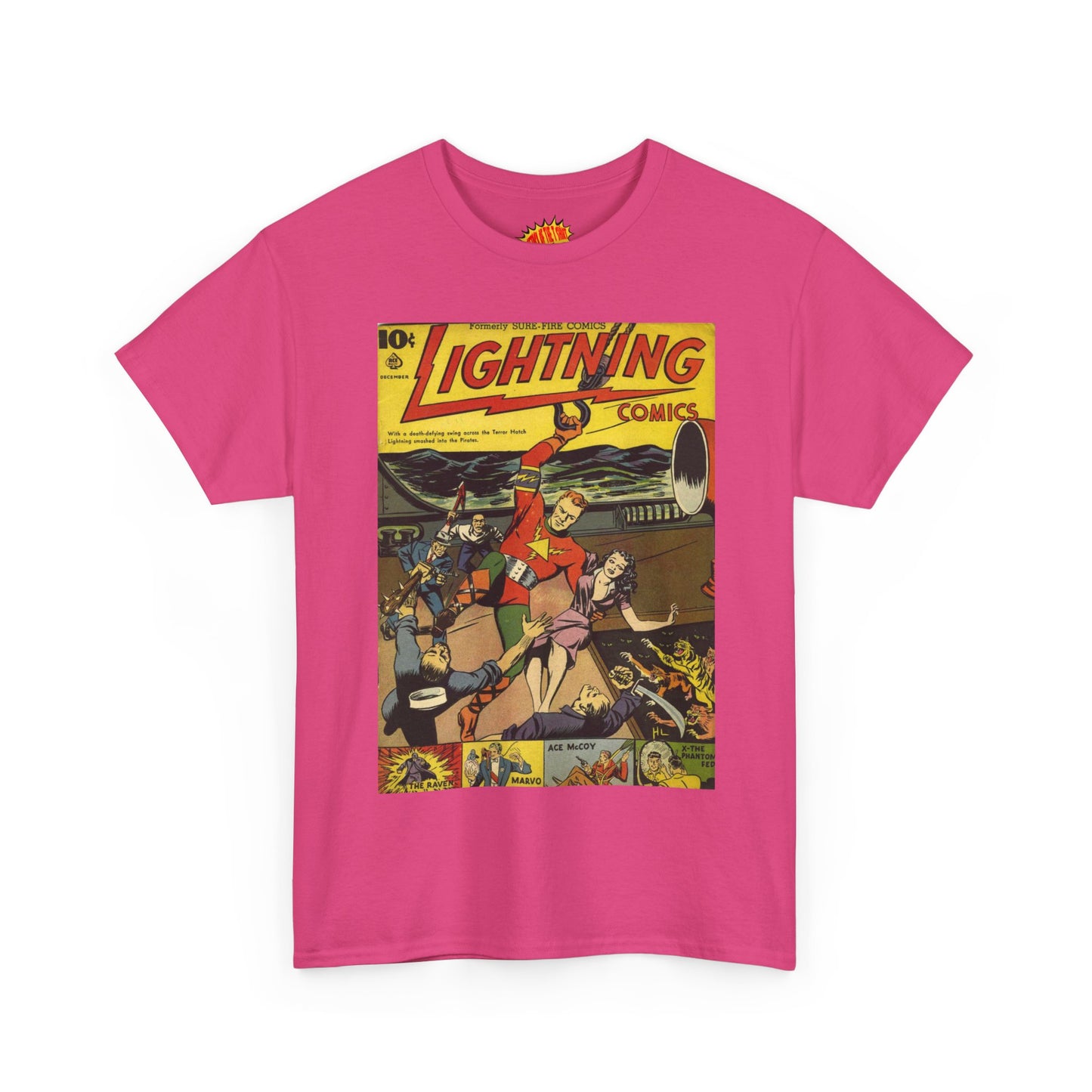 Lightning Comics December Comic Tee Shirt *Multiple Colors*