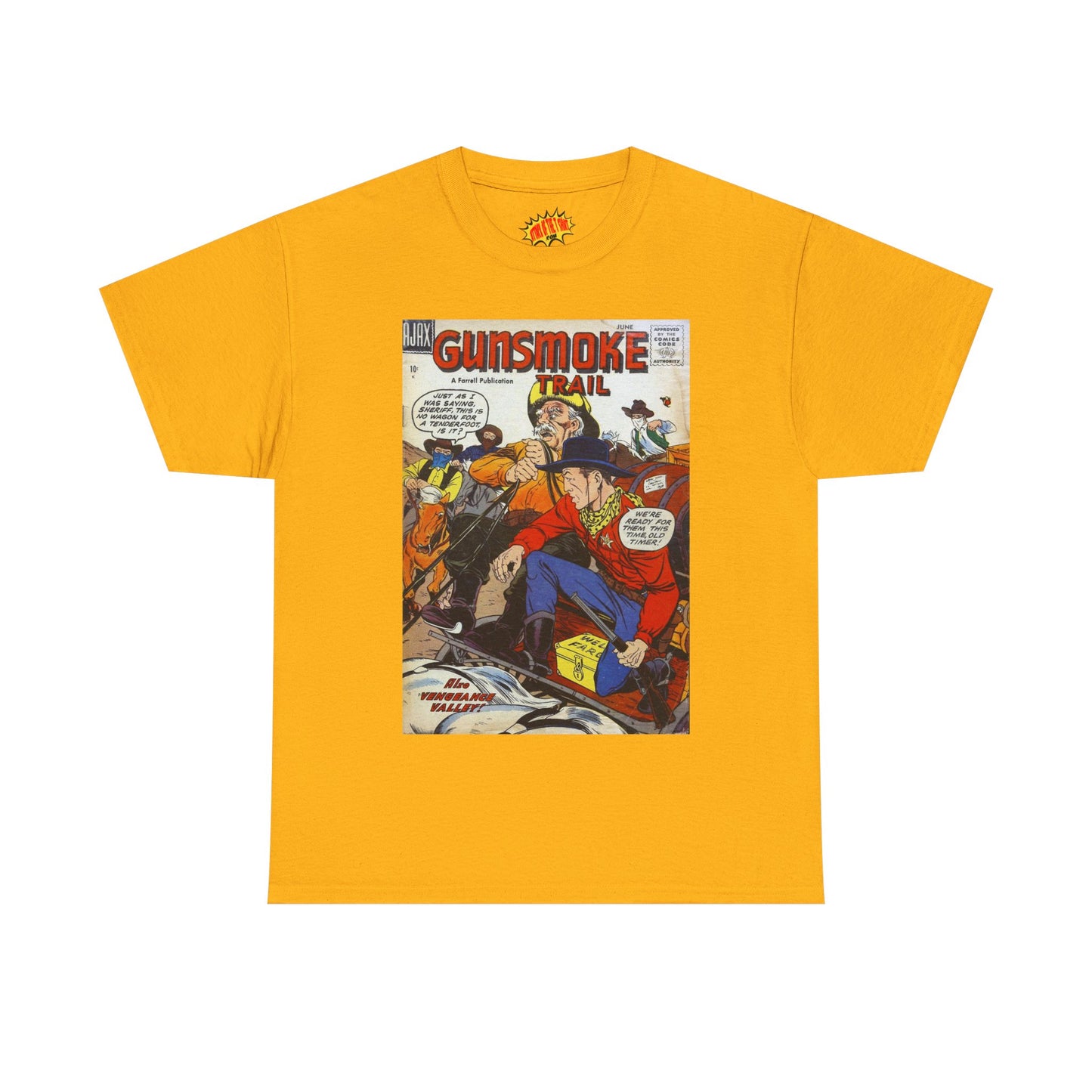 Gunsmoke Trail June Comic Tee Shirt *Multiple Colors*