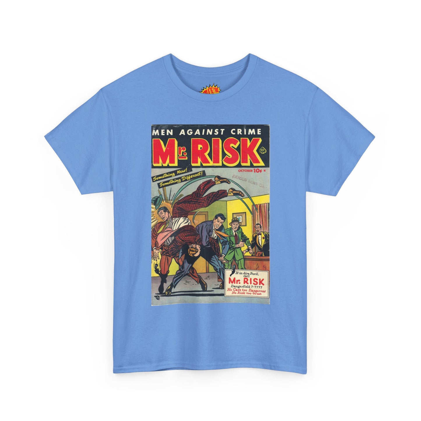 Mr. Risk October Comic Tee Shirt *Multiple Colors*