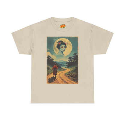 Walking Samurai w/Cloud Moon Woman T-Shirt