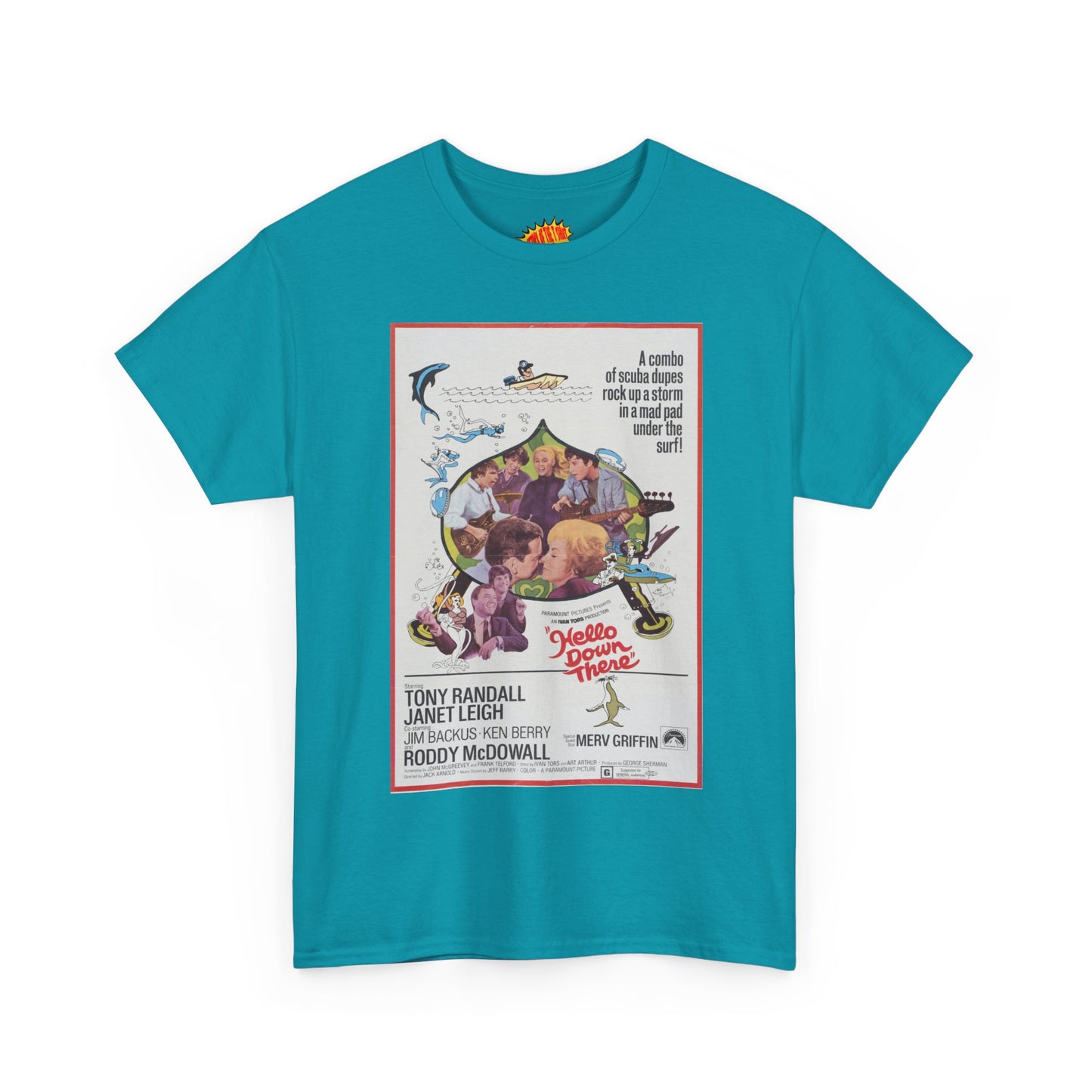 Hello Down There Movie Poster T-Shirt *Multiple Colors*
