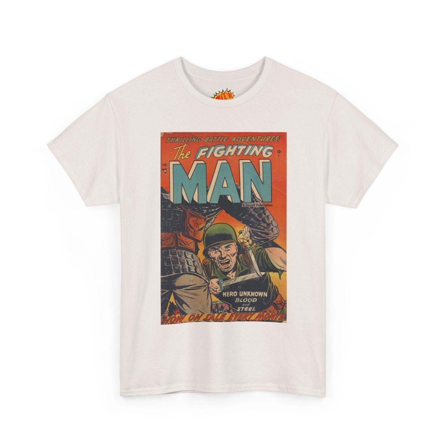 The Fighting Man February Comic Tee Shirt *Multiple Colors*